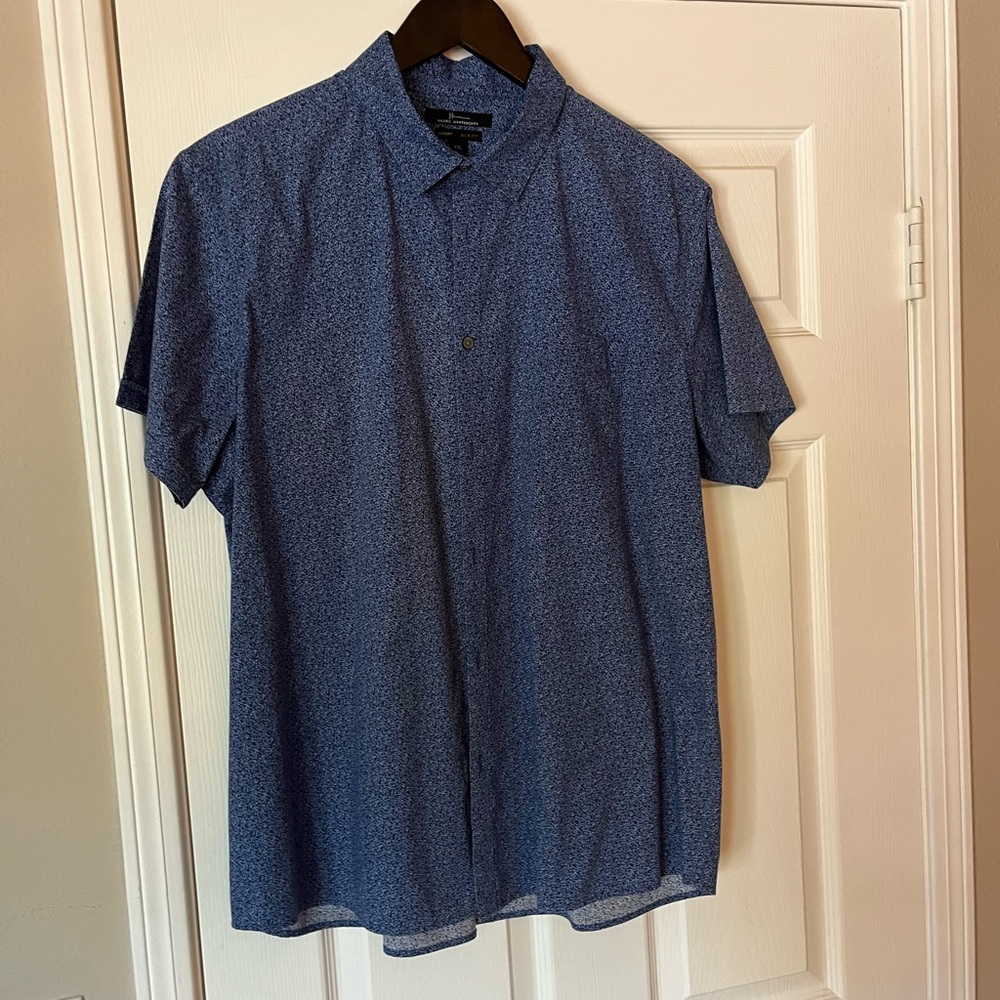 Marc Anthony Luxury Slim Fit Shirt in Blue